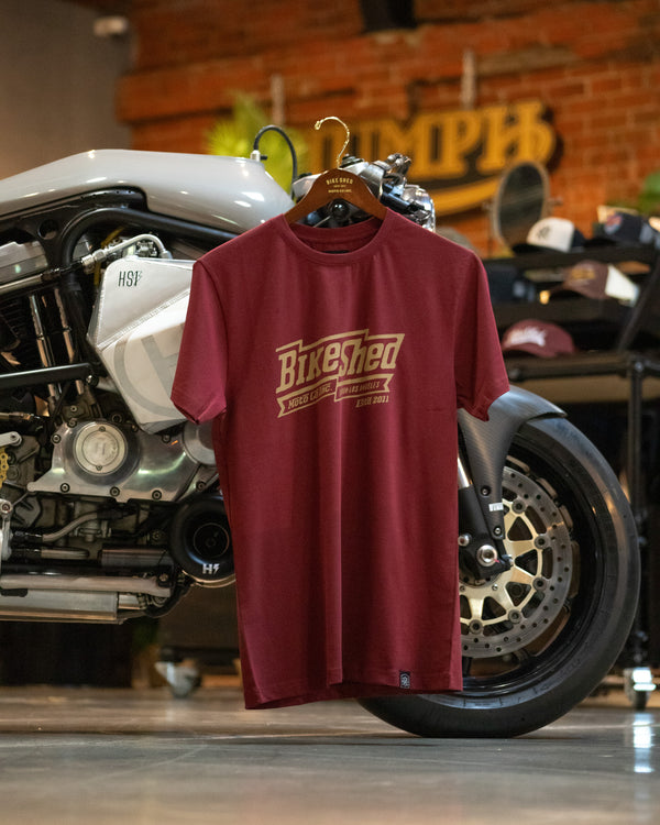 BSMC Steps T-Shirt - Burgundy