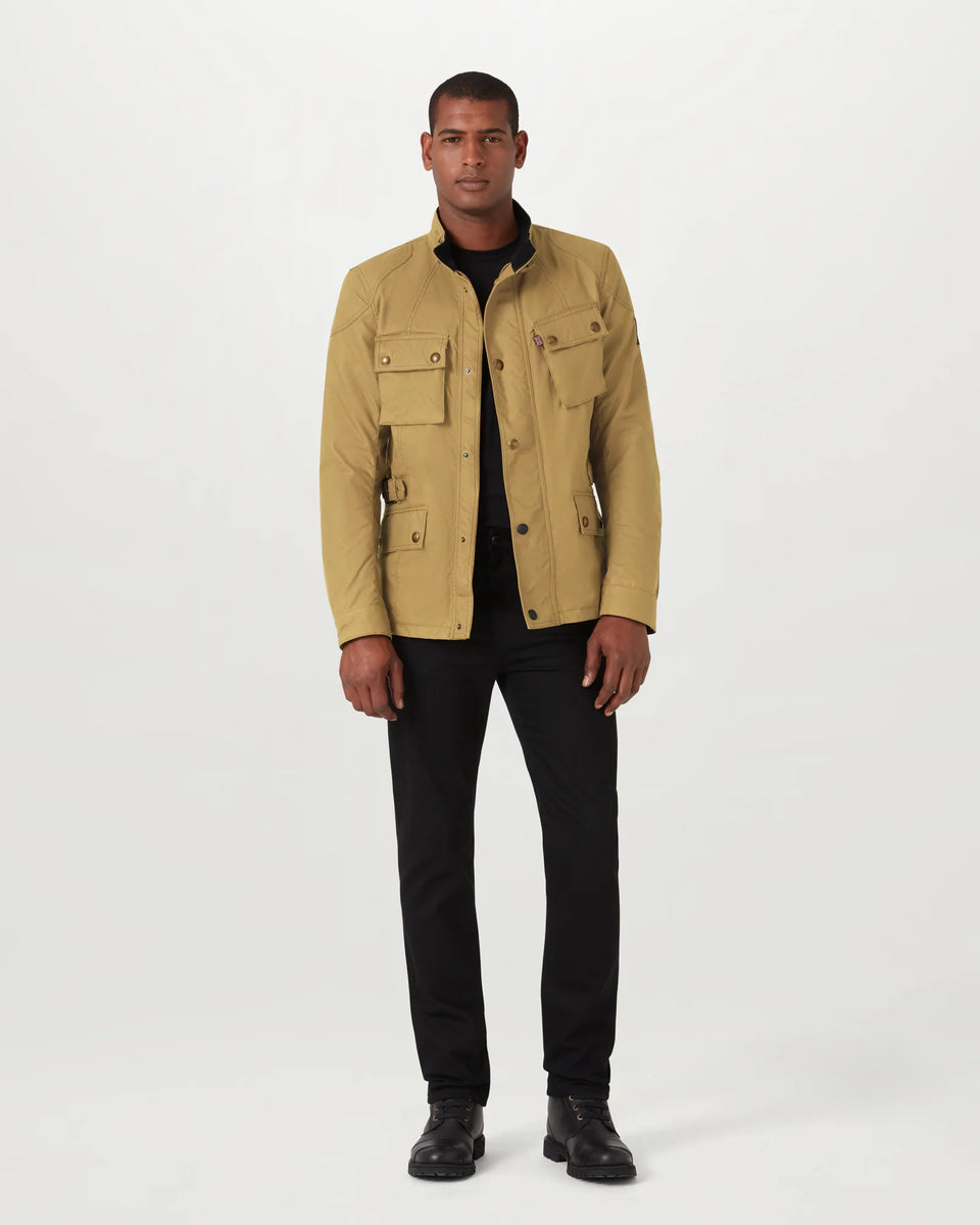 Belstaff Crosby Motorcycle Jacket worn by model