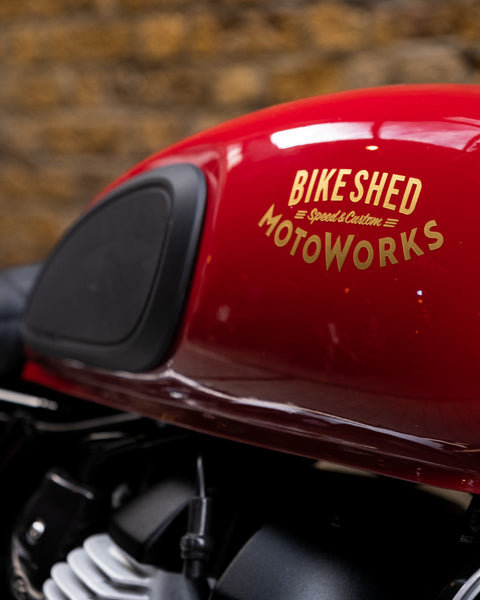 Bike Shed MotoWorks x Fastec 650 Bear Scrambler Build. Build Tier 1, 2 & 3 Available. Custom motorcycle build from Bike Shed Moto Co and Fastec Racing.