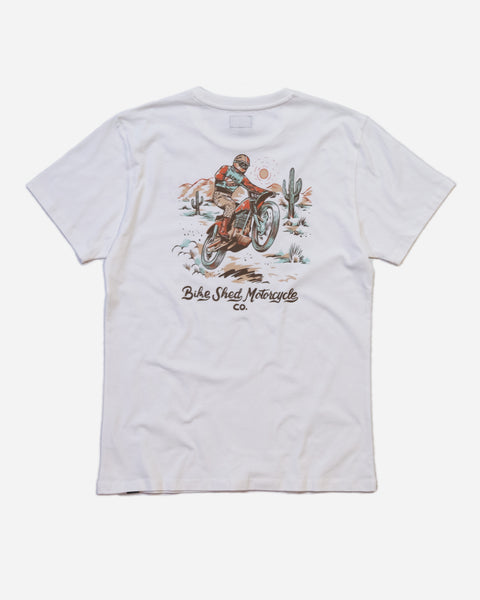 BSMC Desert Race T-Shirt - Ecru/Multi studio image back