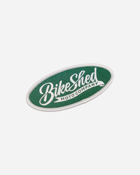 BSMC Flag Patch - Green/White studio image side on