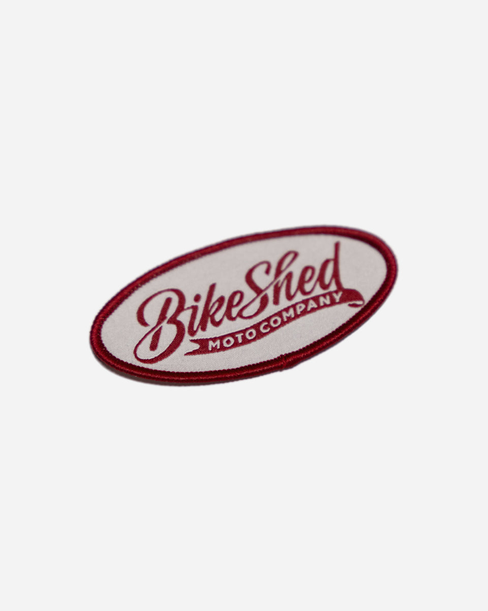 BSMC Flag Patch - Red/White studio image side on