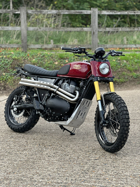 Bike Shed MotoWorks x Fastec 650 Bear Scrambler Build. Build Tier 1, 2 & 3 Available. Custom motorcycle build from Bike Shed Moto Co and Fastec Racing.