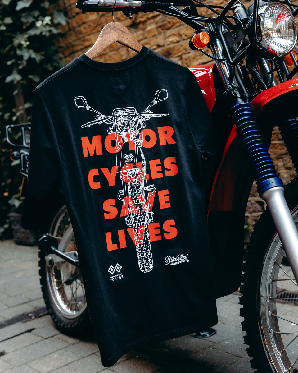 BSMC x Two Wheels For Life T-Shirt - Black
