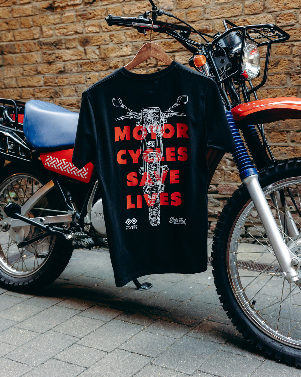 BSMC x Two Wheels For Life T-Shirt - Black