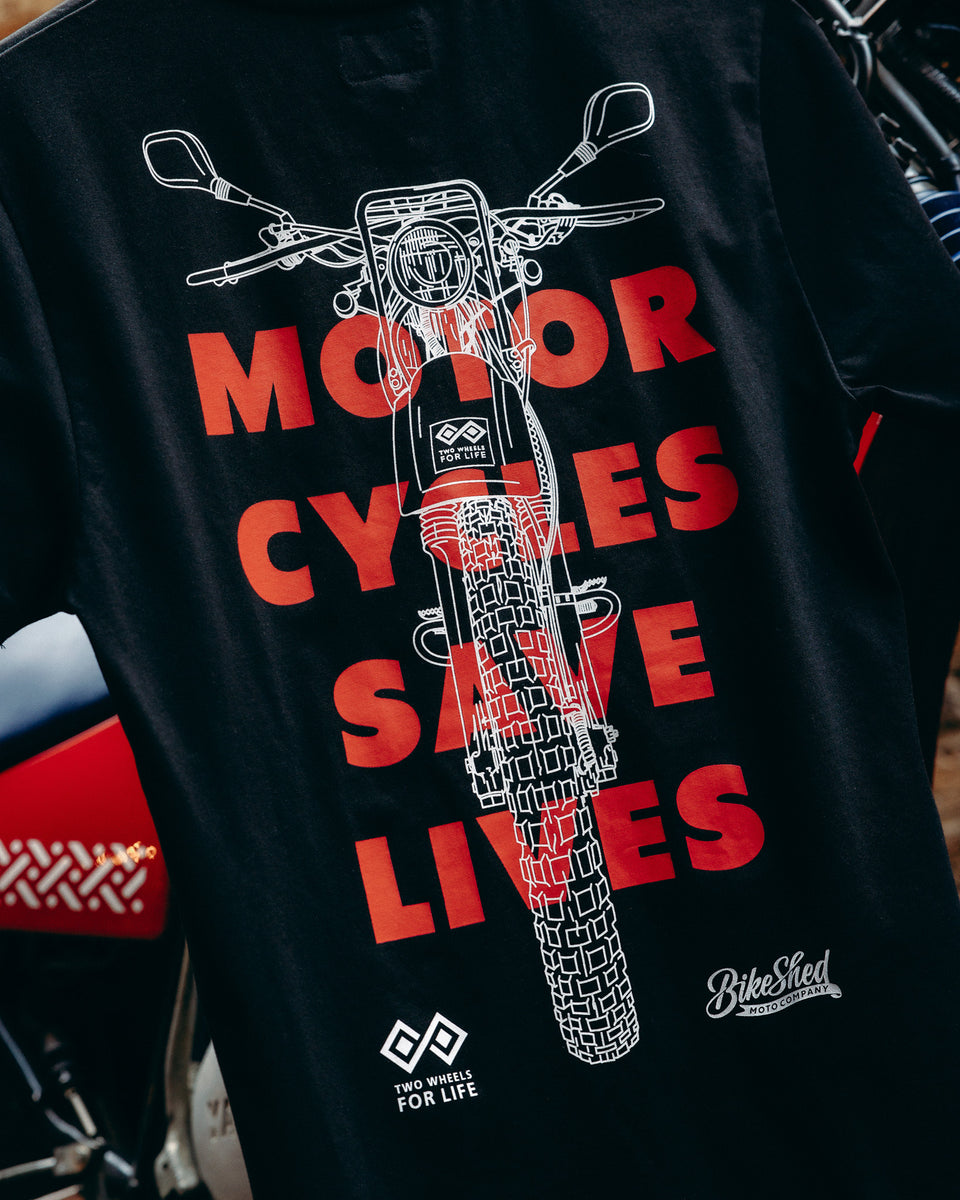 BSMC x Two Wheels For Life T-Shirt - Black