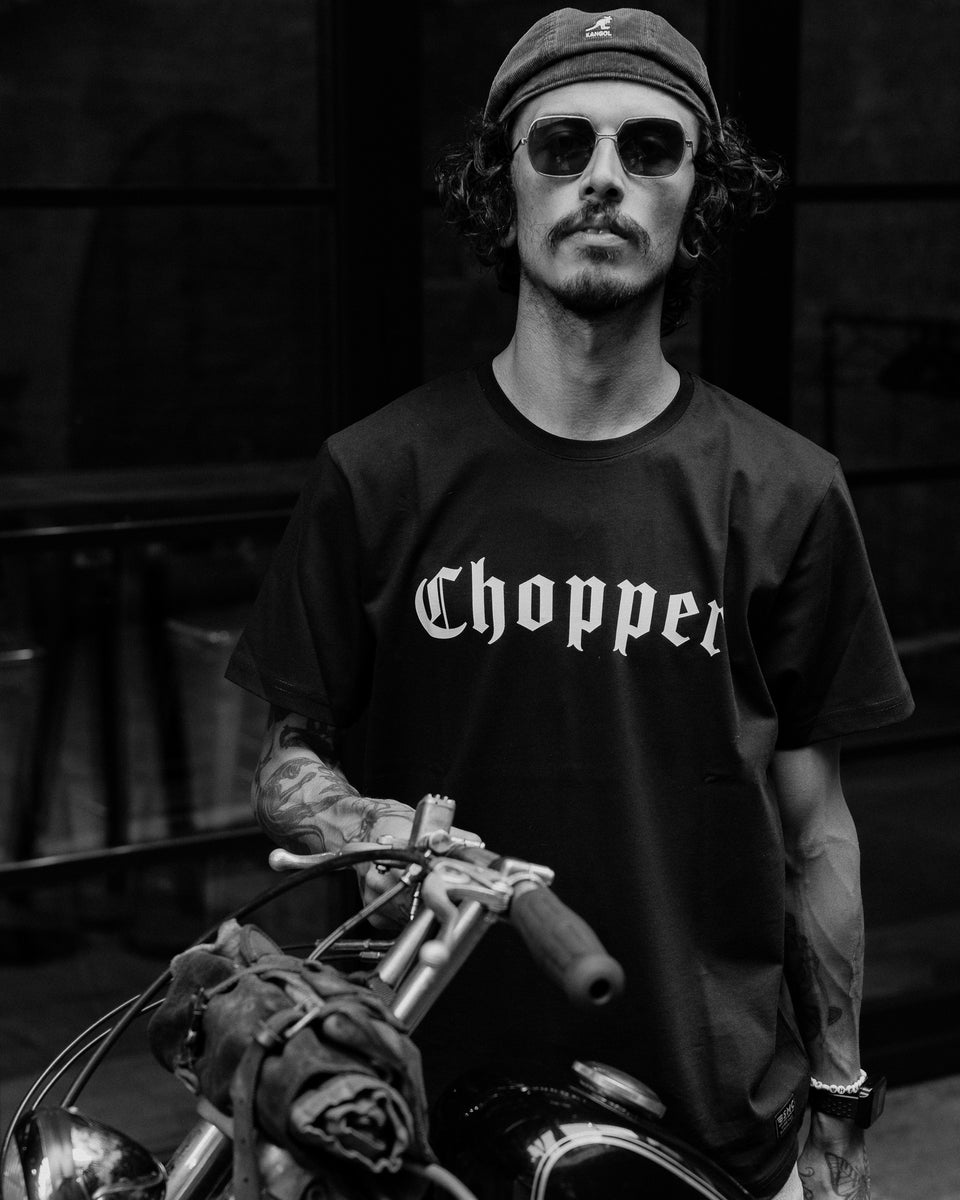 BSMC Chopper T-Shirt - Black worn by model