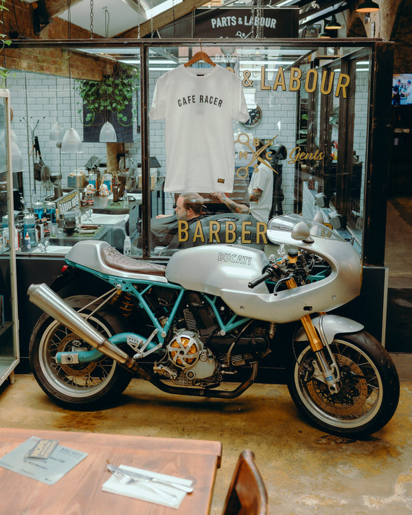 BSMC Cafe Racer T-Shirt - White