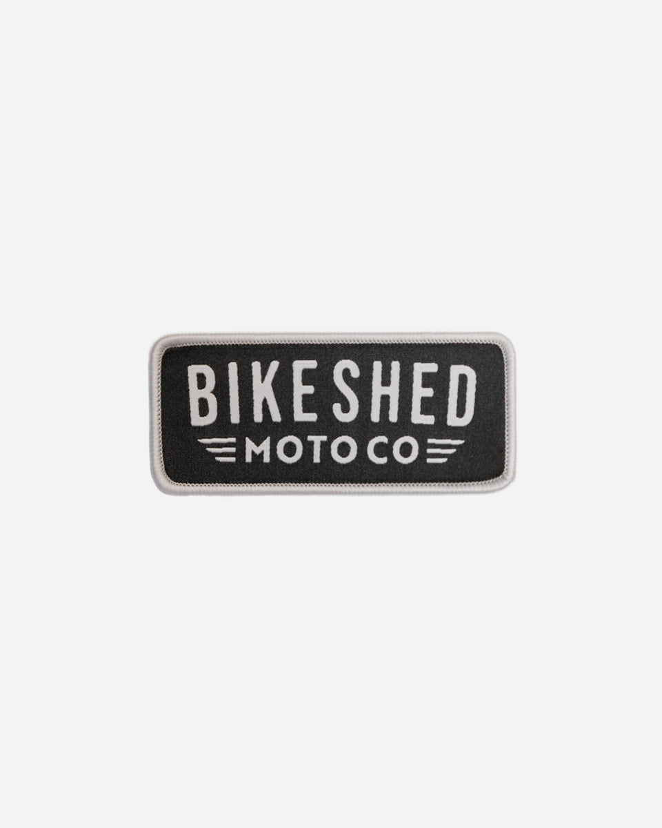BSMC Rocker Patch - Black/Silver studio image front