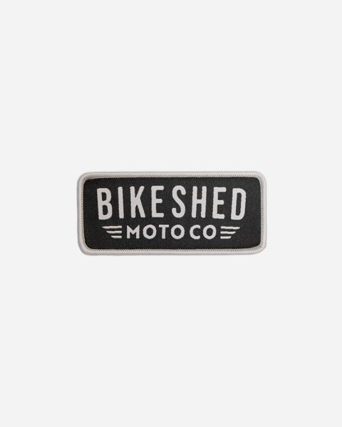 BSMC Rocker Patch - Black/Silver studio image front