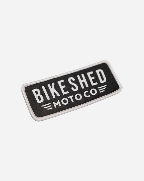 BSMC Rocker Patch - Black/Silver studio image side on