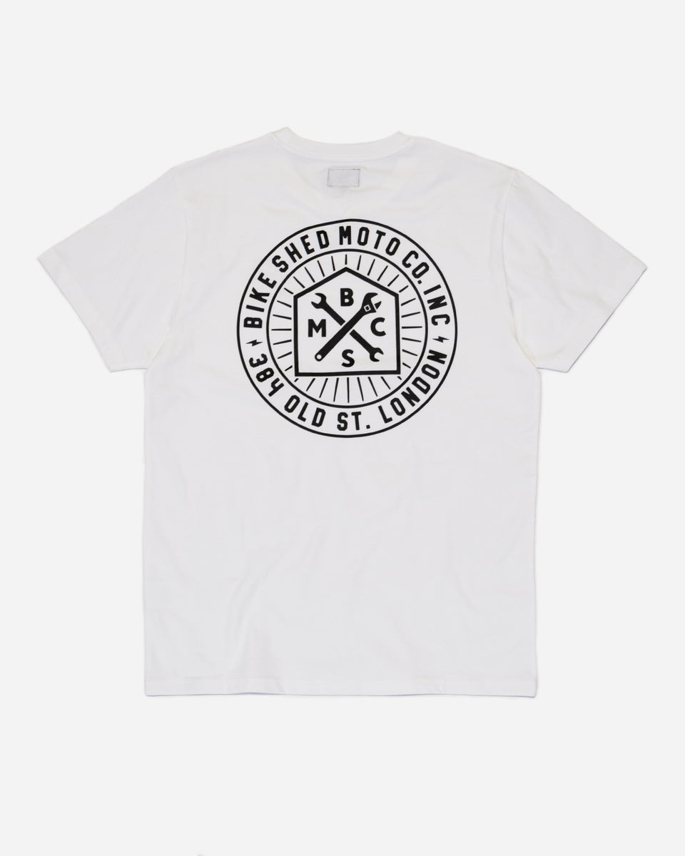 BSMC London Roundel T-Shirt - Ecru studio image rear
