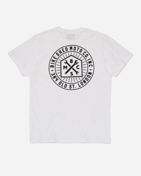 BSMC London Roundel T-Shirt - Ecru studio image rear