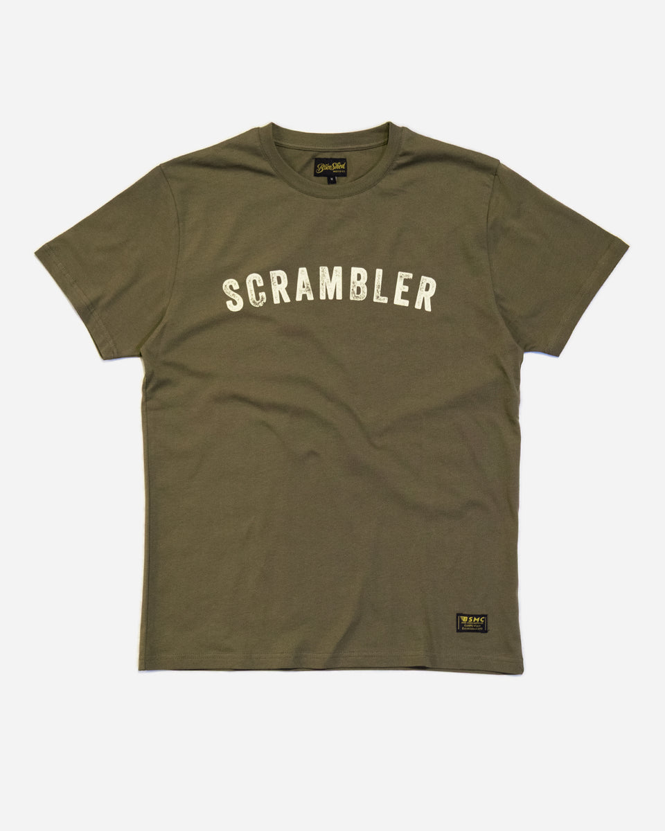BSMC Scrambler T-Shirt - Green studio image front