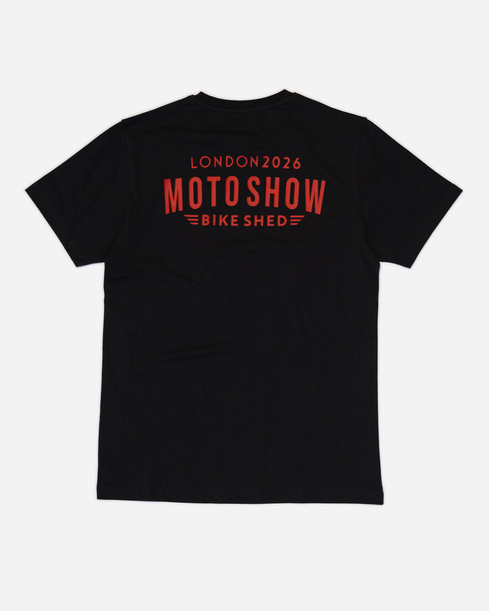 BSMC Moto Show 2026 T-Shirt - Black/Red