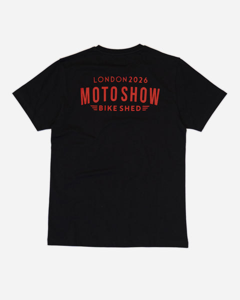BSMC Moto Show 2026 T-Shirt - Black/Red