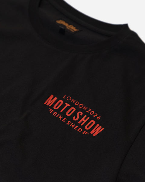 BSMC Moto Show 2026 T-Shirt - Black/Red