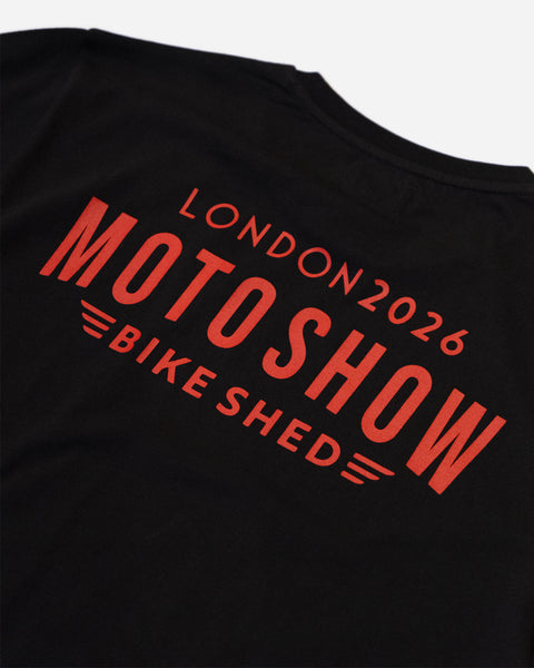 BSMC Moto Show 2026 T-Shirt - Black/Red