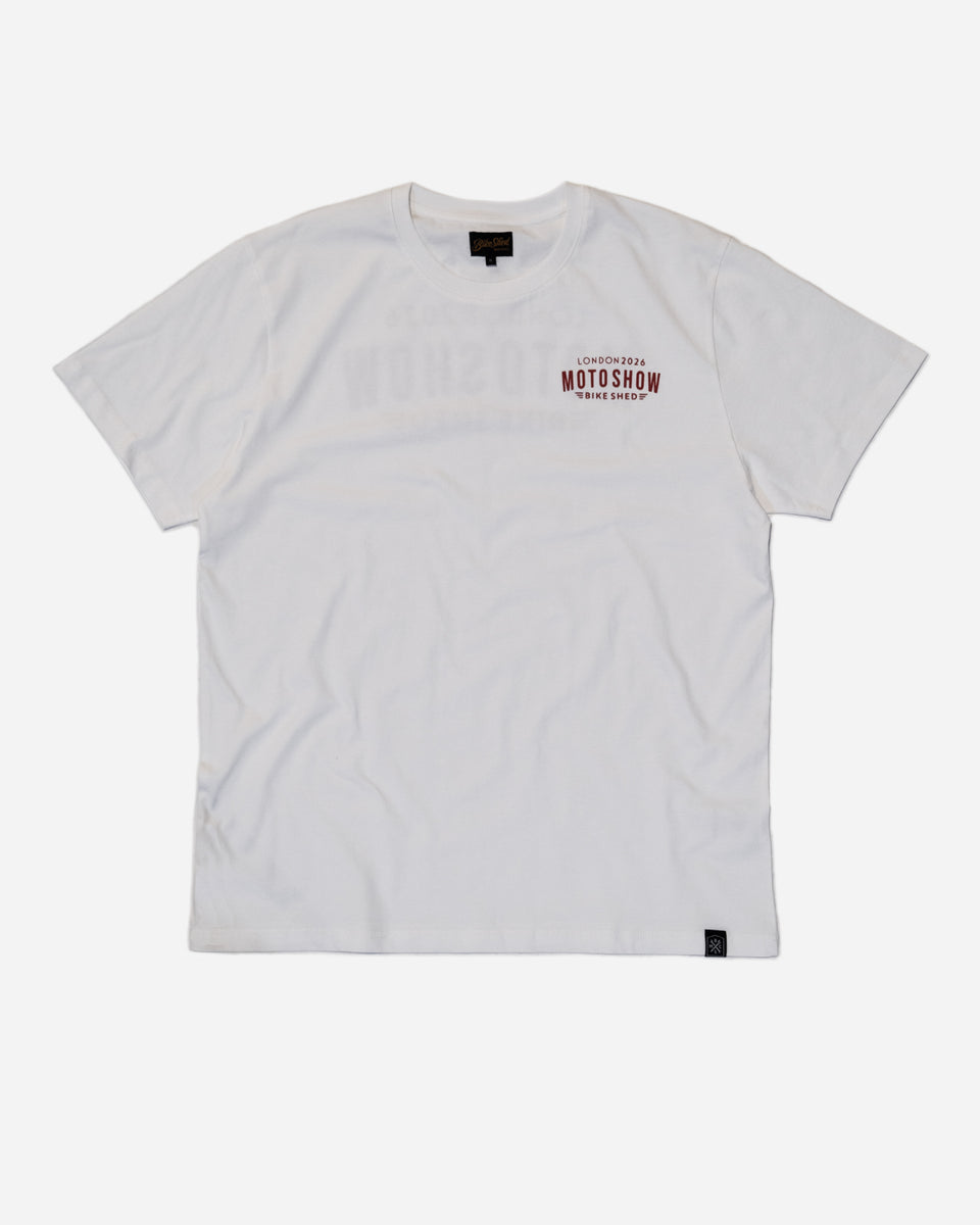 BSMC Moto Show 2026 T-Shirt - White/Red