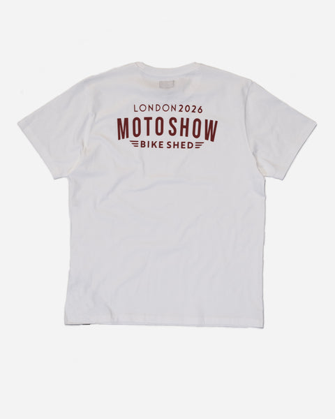 BSMC Moto Show 2026 T-Shirt - White/Red
