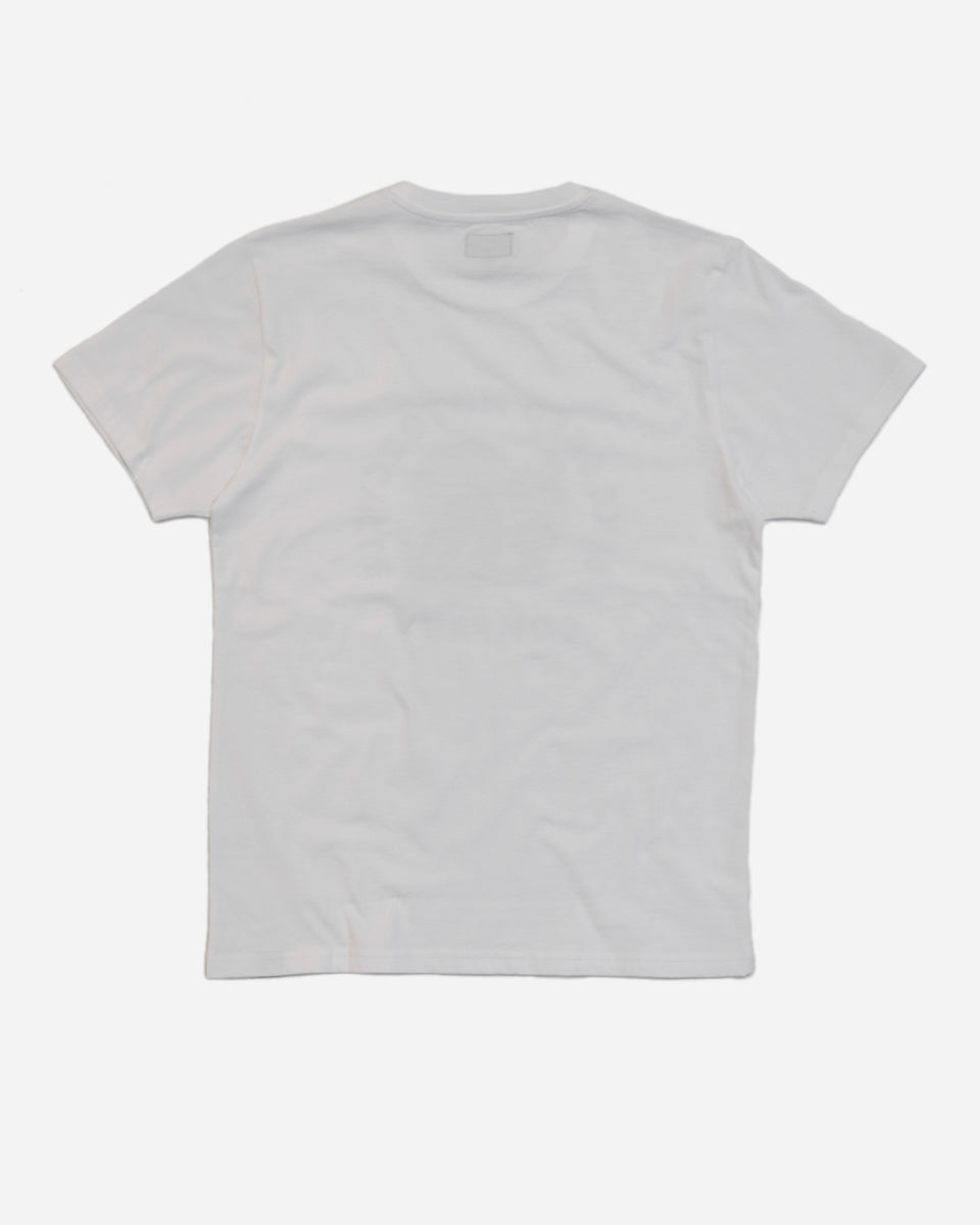 BSMC Sunset Track T-Shirt - White studio image rear