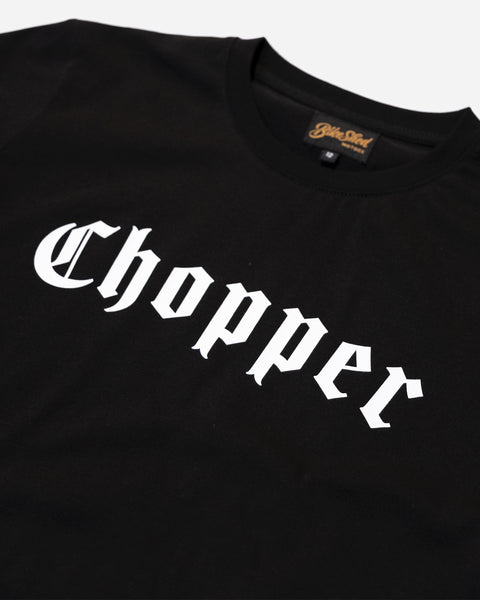 BSMC Women's Chopper T-Shirt - Black studio image front print close up