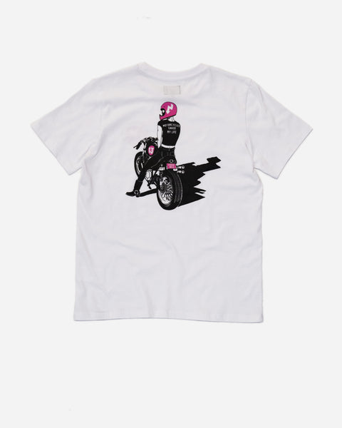 BSMC Women's FKU 4LL T-Shirt - White studio image back