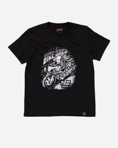 BSMC Women's Shed Head T-Shirt - Black studio image front