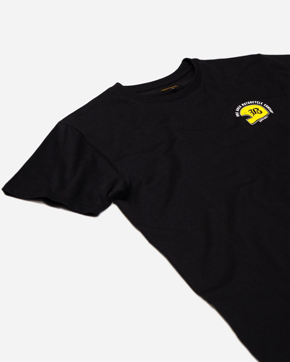 BSMC BROK3N Motorcycle Graphic T-Shirt - Black