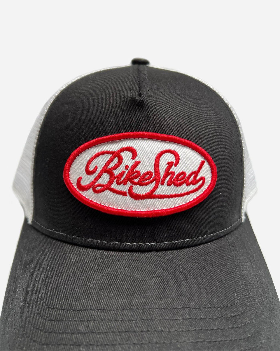 BSMC Motorcycle Garage Patch Cap - Black/White
