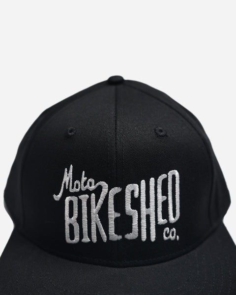 BSMC Throwback Logo Embroidered Snapback Cap - Black