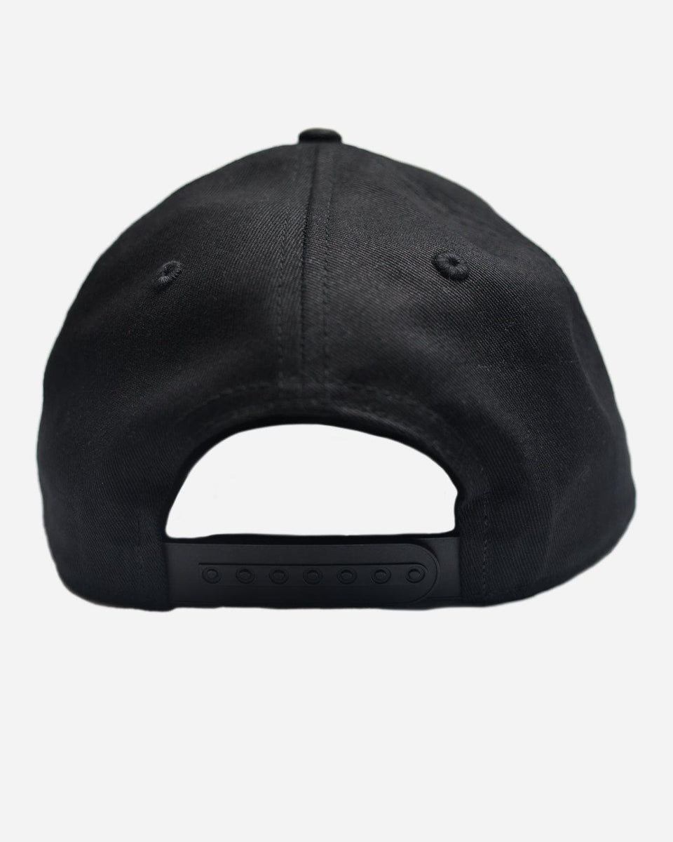 BSMC Throwback Logo Embroidered Snapback Cap - Black