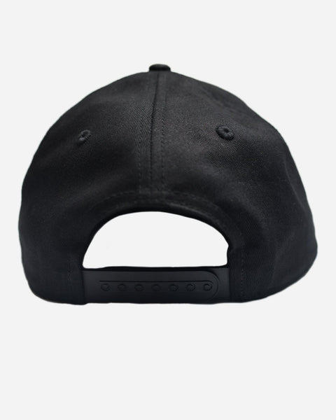 BSMC Throwback Logo Embroidered Snapback Cap - Black