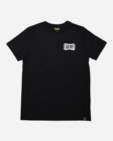 BSMC Throwback Logo Motorcycle Graphic T-Shirt - Black