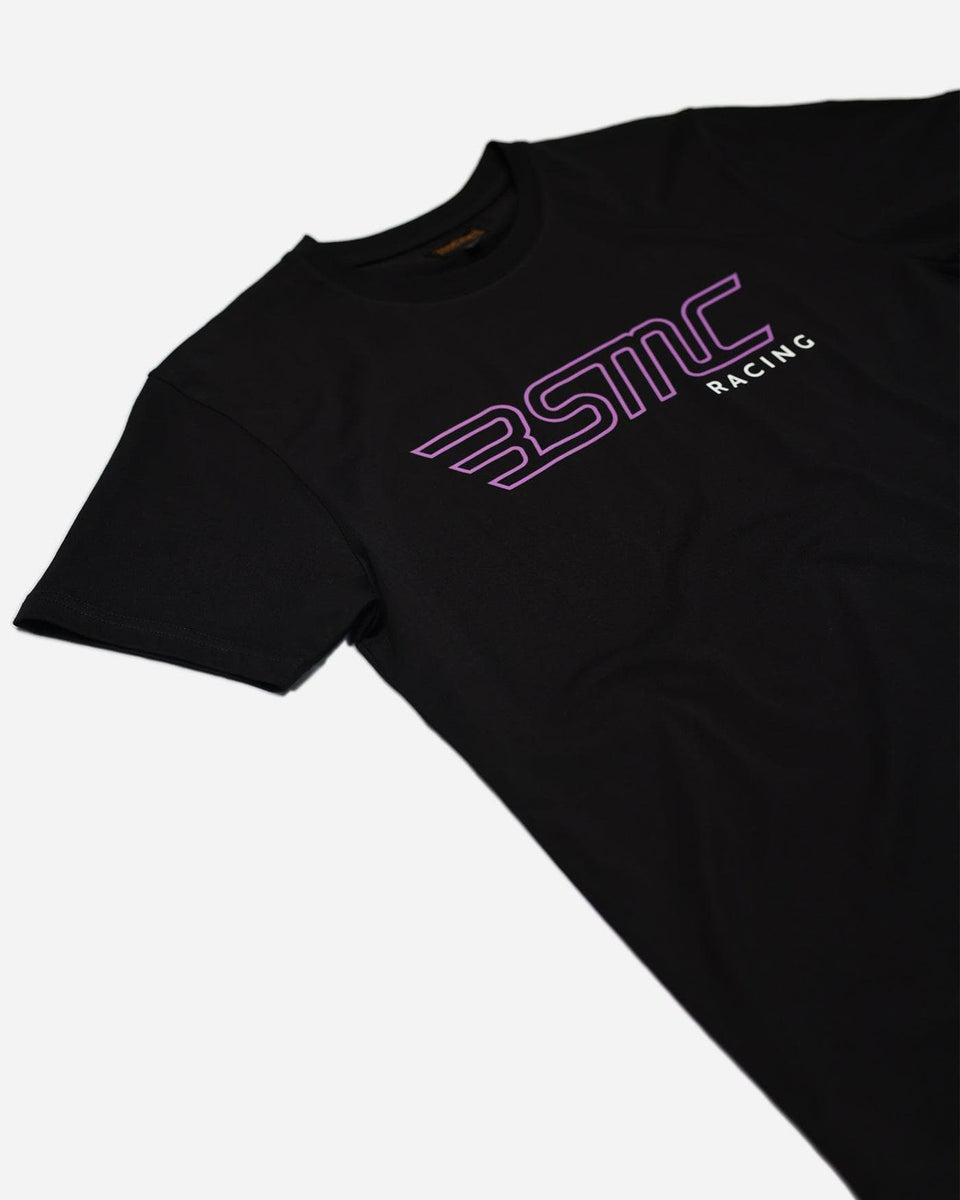  BSMC Wing '85 Logo Motorcycle Graphic T-Shirt - Black
