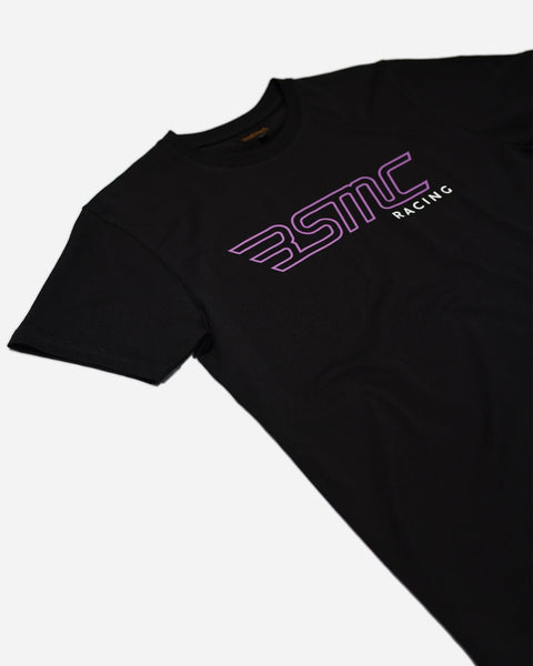  BSMC Wing '85 Logo Motorcycle Graphic T-Shirt - Black