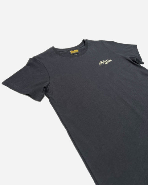 BSMC Women's Shoreditch Motorcycle T Shirt - Asphalt/Ecru