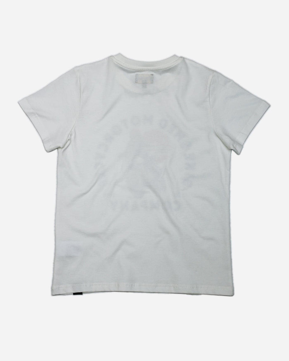 BSMC Women's Motorcycle Sunset Graphic T-Shirt - Off White