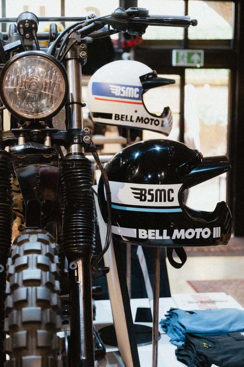 BSMC Retail Helmets BSMC x Bell Moto 3 Motorcycle Helmet Black