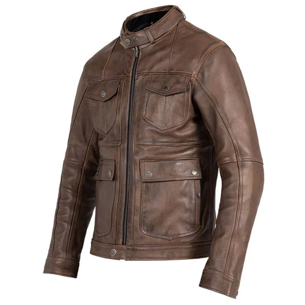 John Doe Leather Jacket Drifter -Brown