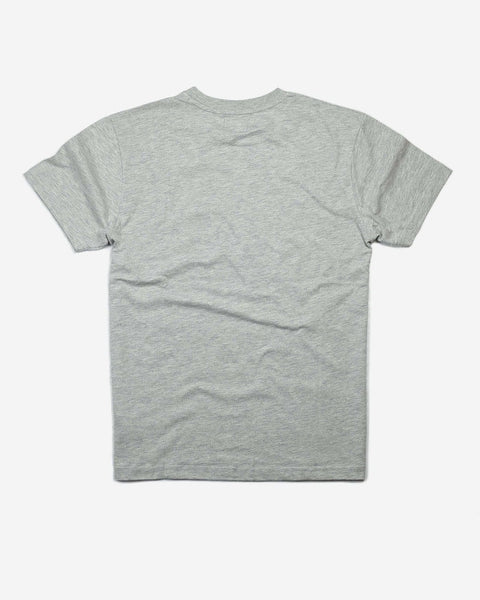 BSMC '77 Motorcycle Graphic T Shirt - Grey/Turquoise