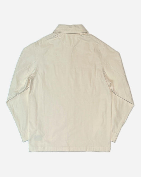 BSMC Chain Embroidery Motorcycle Chore Jacket - Ecru