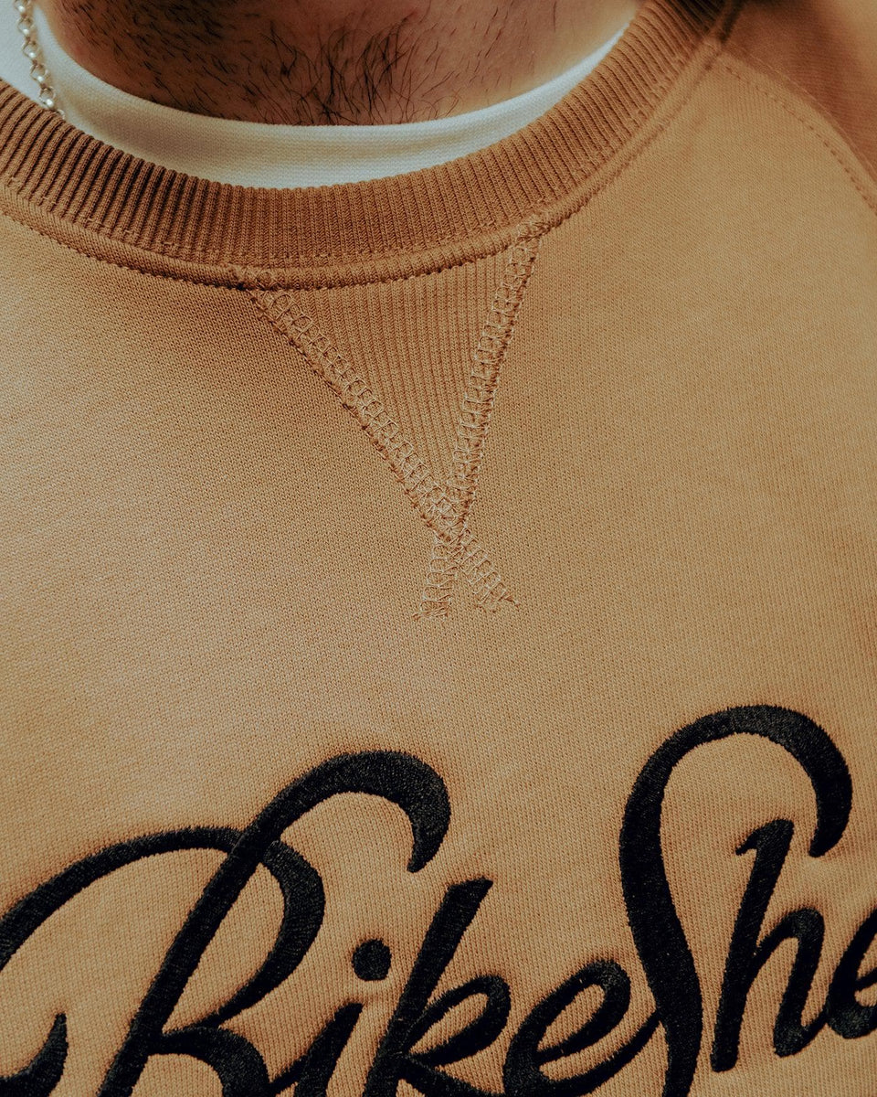 BSMC Garage Motorcycle Sweatshirt - Brown/Black