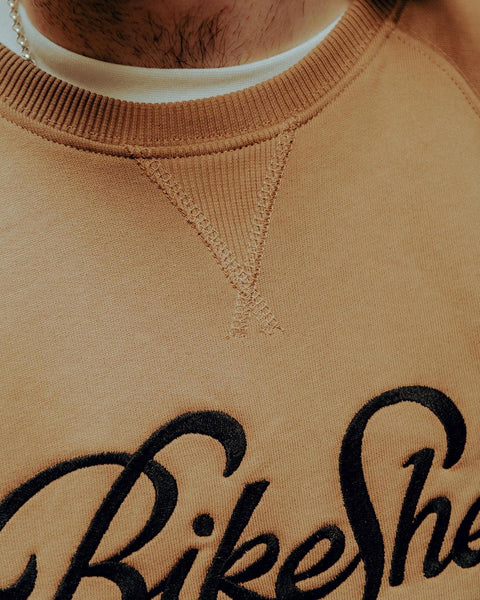 BSMC Garage Motorcycle Sweatshirt - Brown/Black