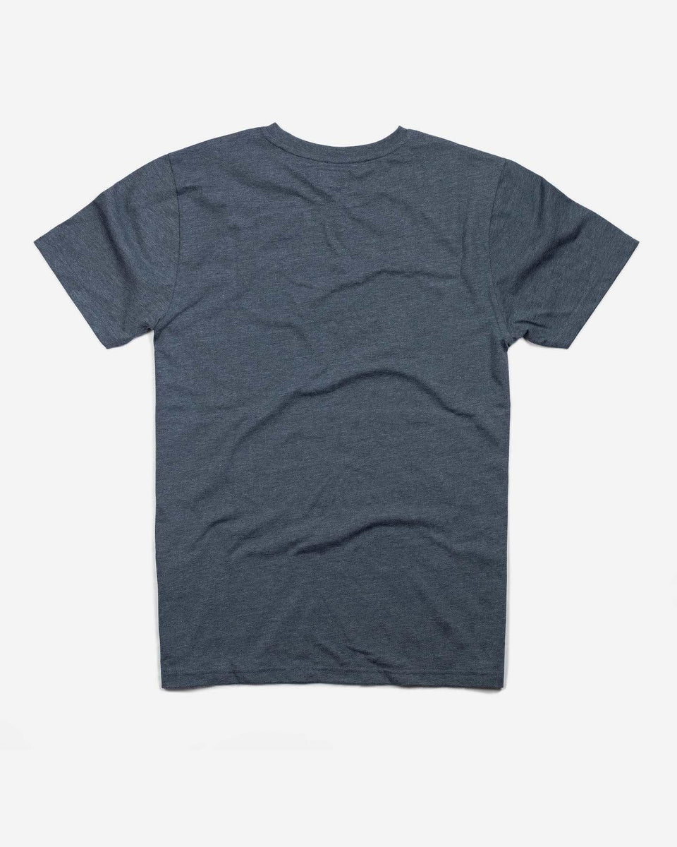 BSMC Inc. Motorcycle Logo T Shirt - Heather Blue