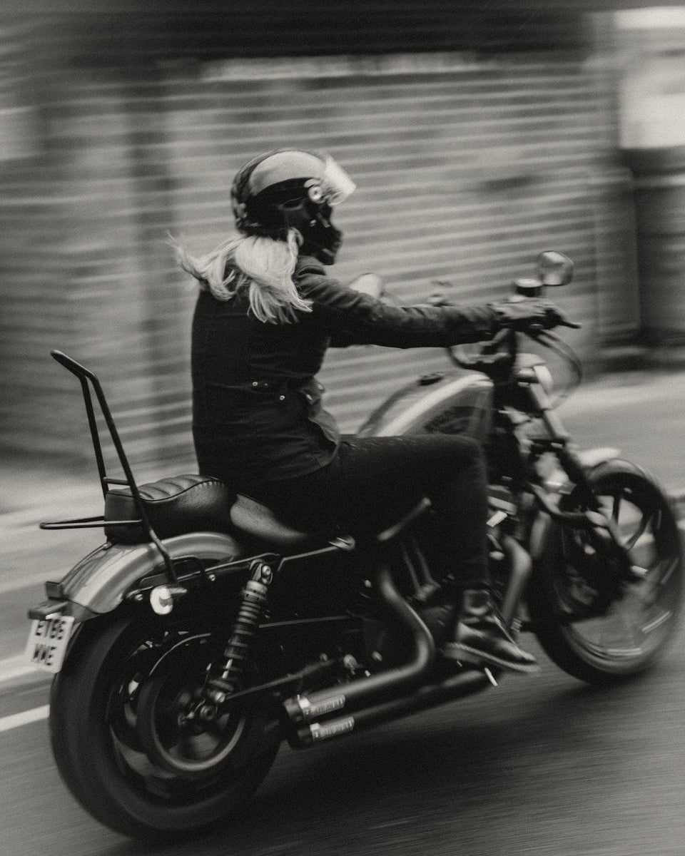 Motorcycle Resistant Women's Skinny Jean - Black